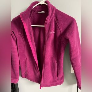 Columbia jacket youth size M. Fleece